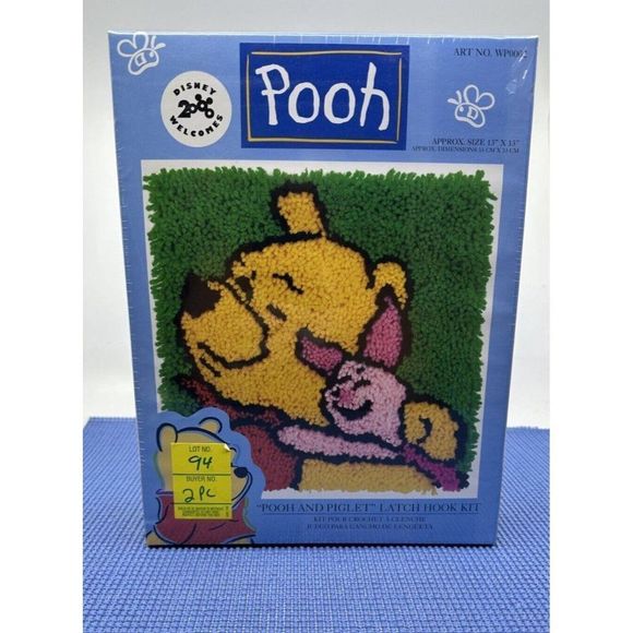 Disney Art Disney Winniethe Pooh Piglet Latch Hook Kit Art Craft